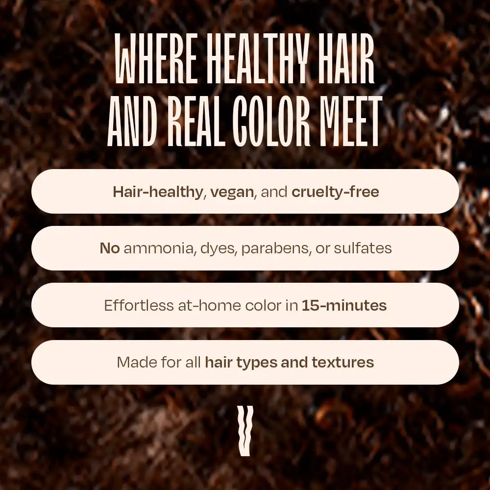 Chocolate Brown Color Depositing Treatment Mask