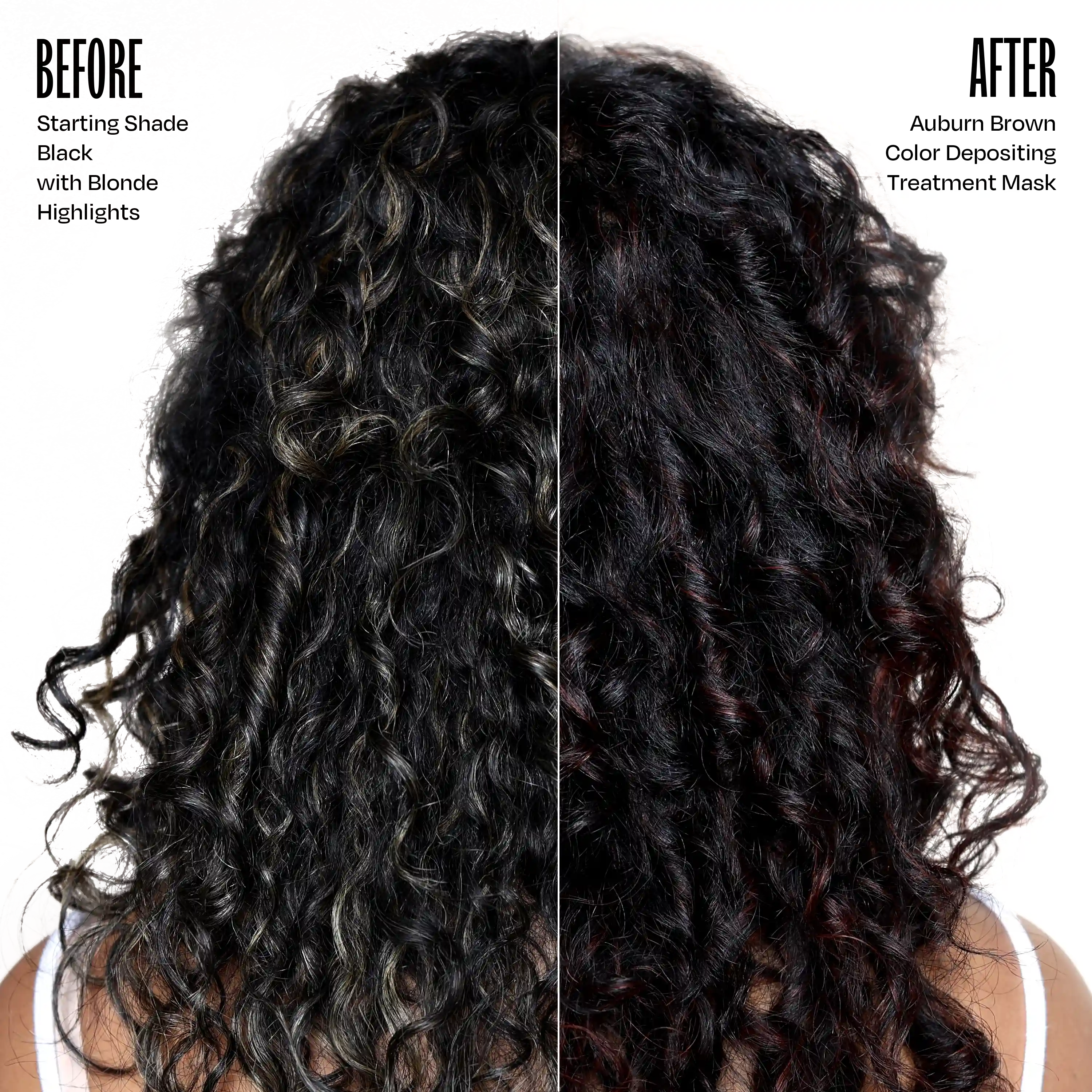 Auburn Brown Color Depositing Treatment Mask Secondary image