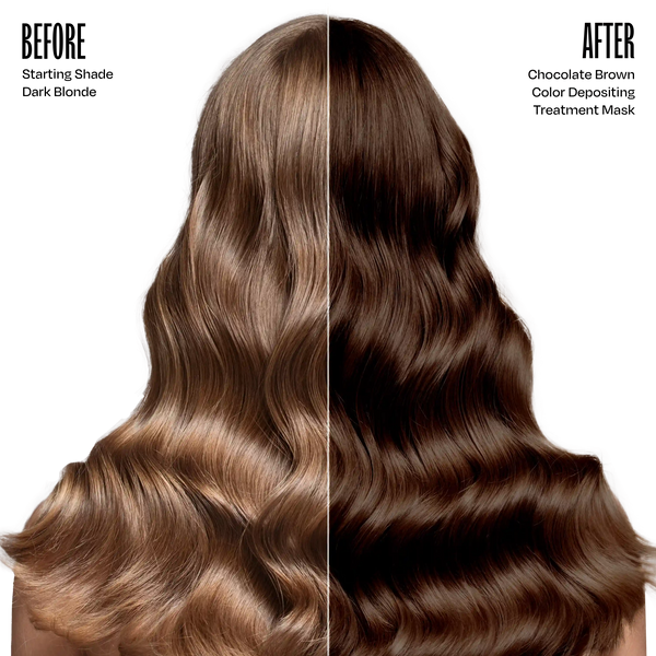Chocolate Brown Color Depositing Treatment Mask