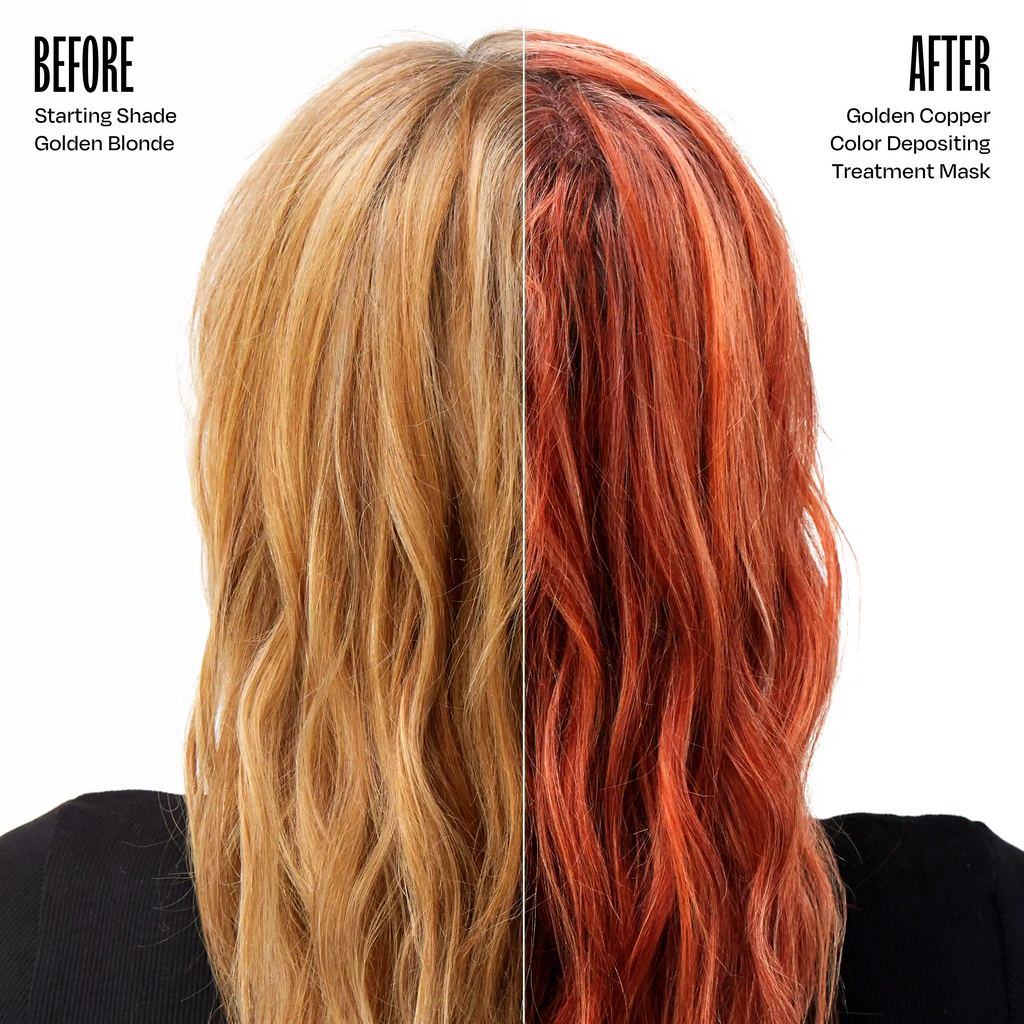 Golden Copper Color Depositing Treatment Mask