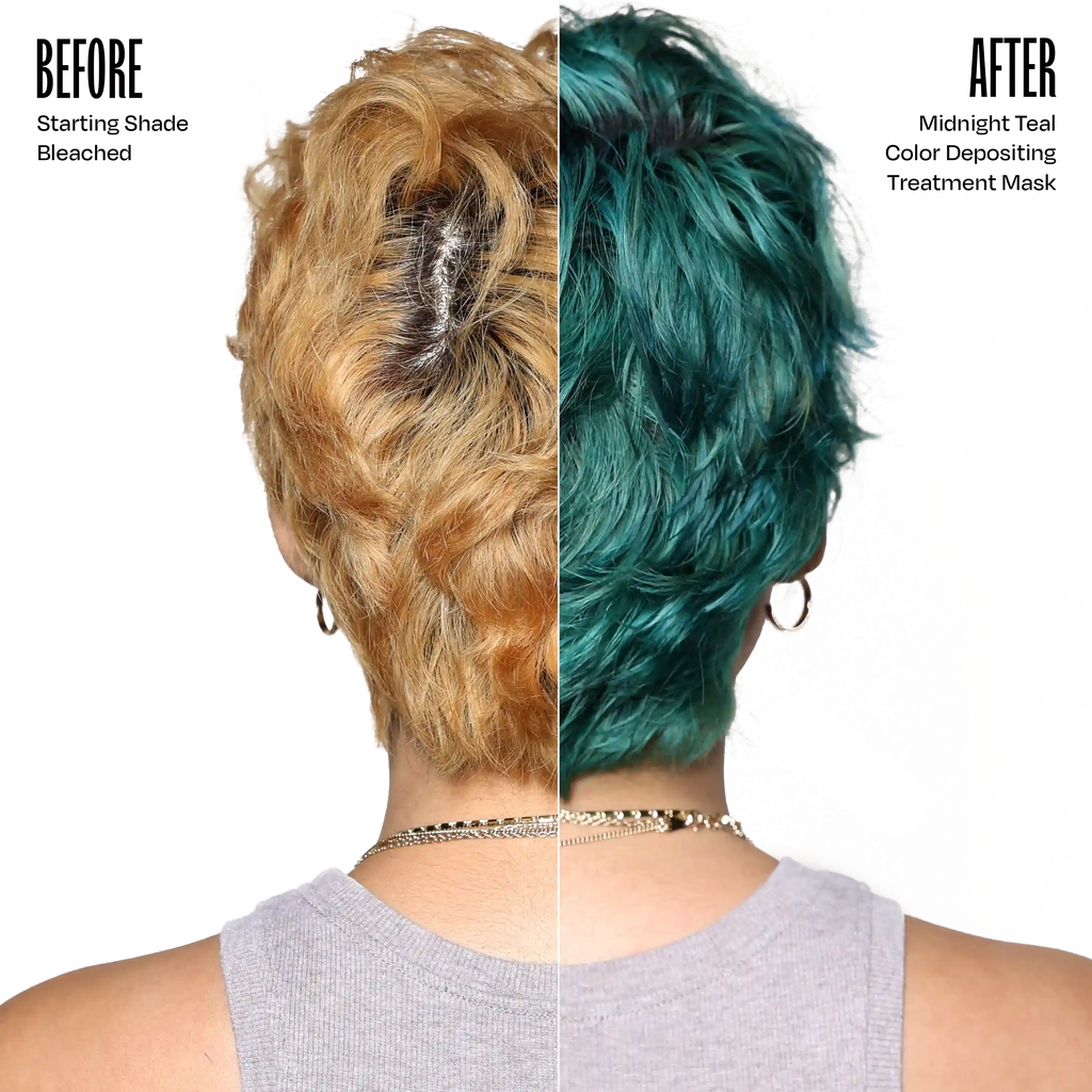 Midnight Teal Color Depositing Treatment Mask