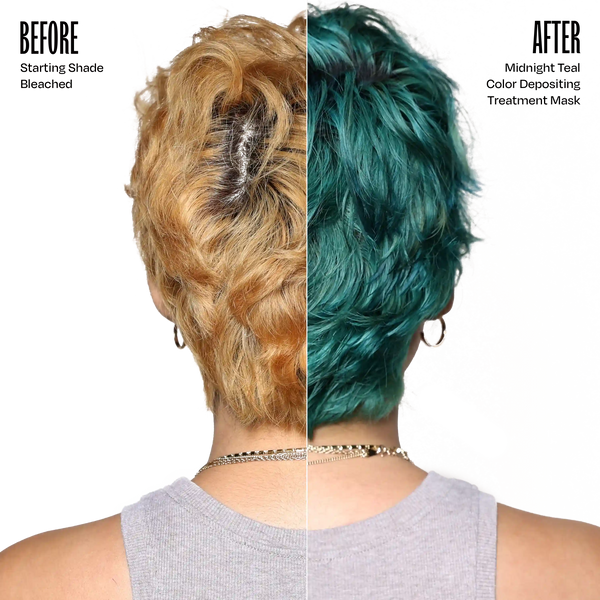 Midnight Teal Color Depositing Treatment Mask