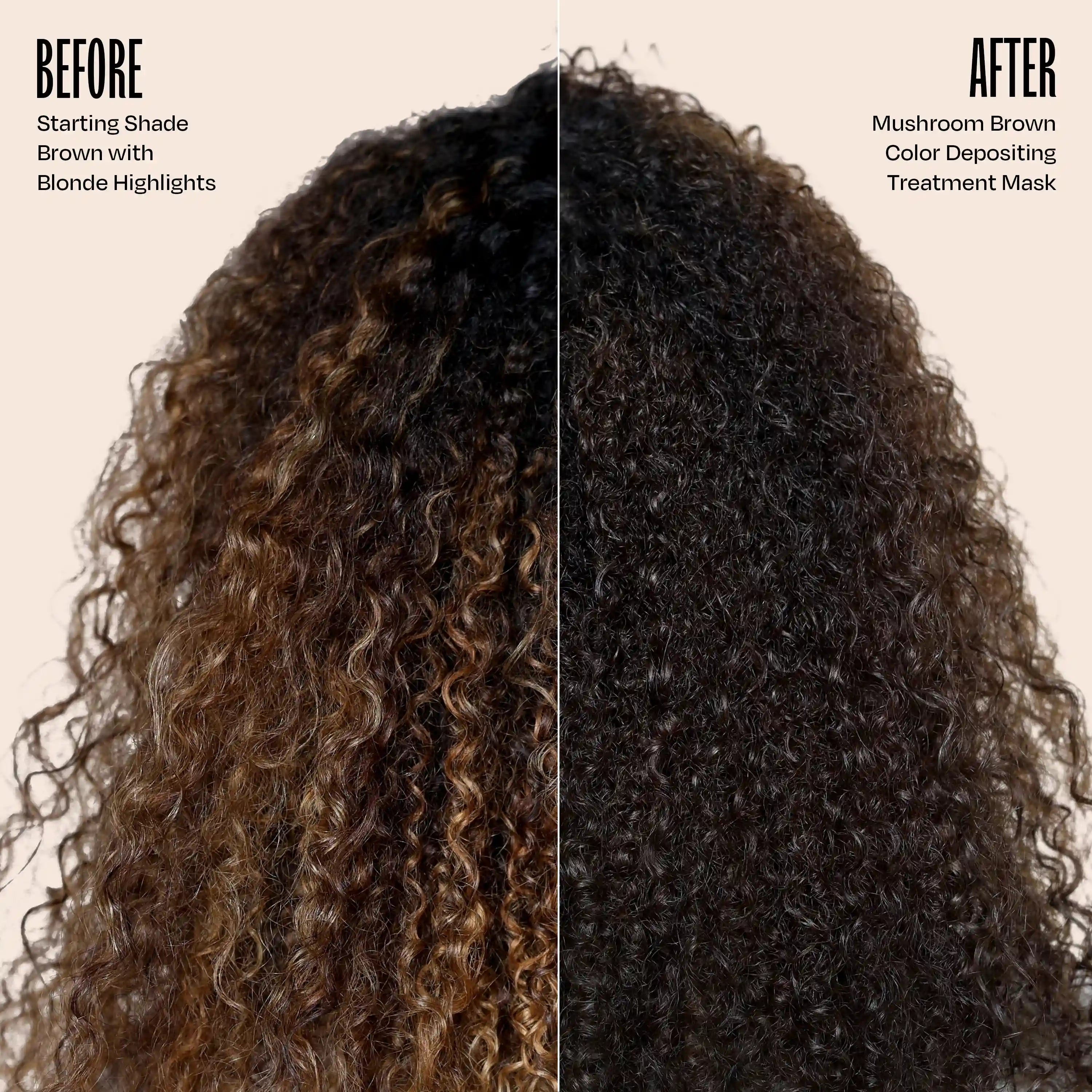 Mushroom Brown Color Depositing Treatment Mask Secondary image