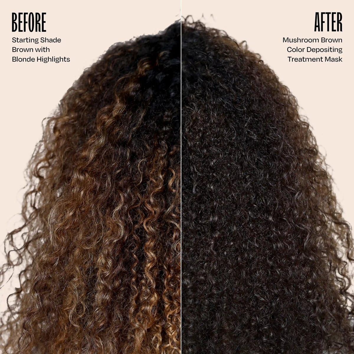 Mushroom Brown Color Depositing Treatment Mask