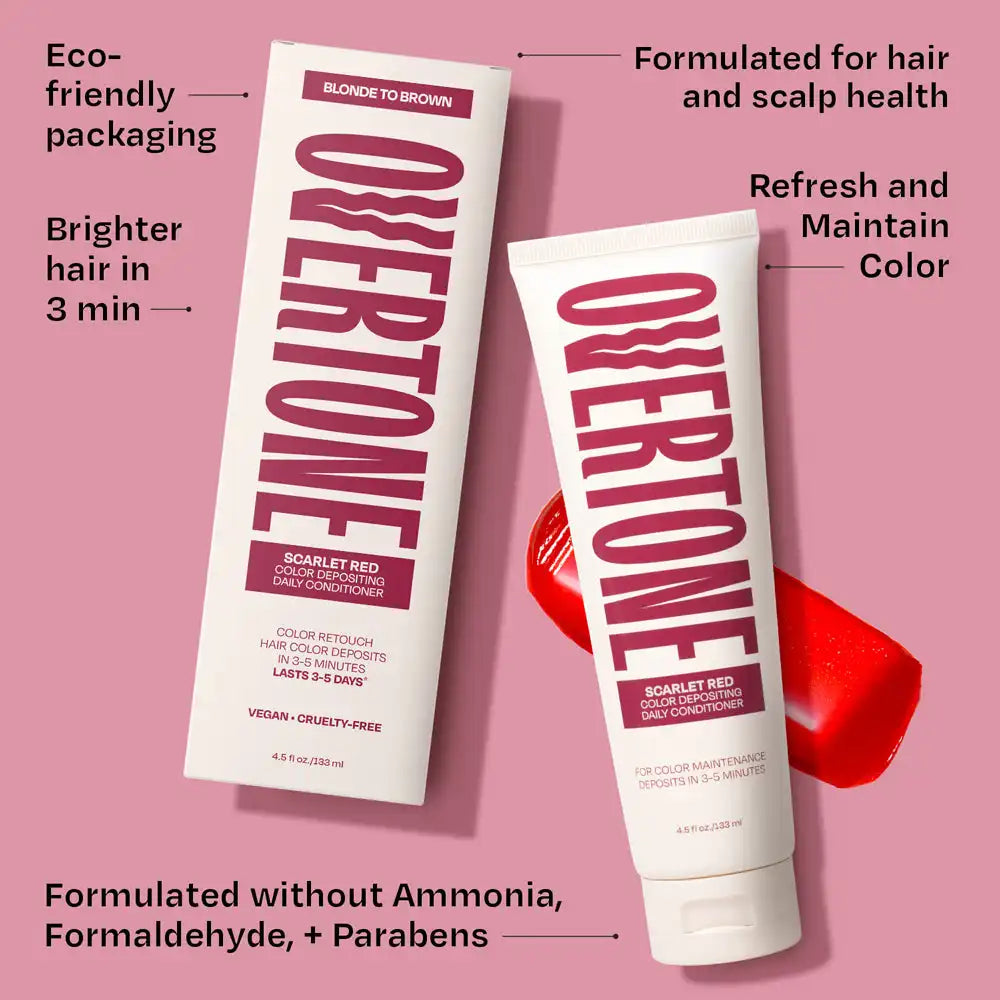 Scarlet Red Color Depositing Daily Conditioner