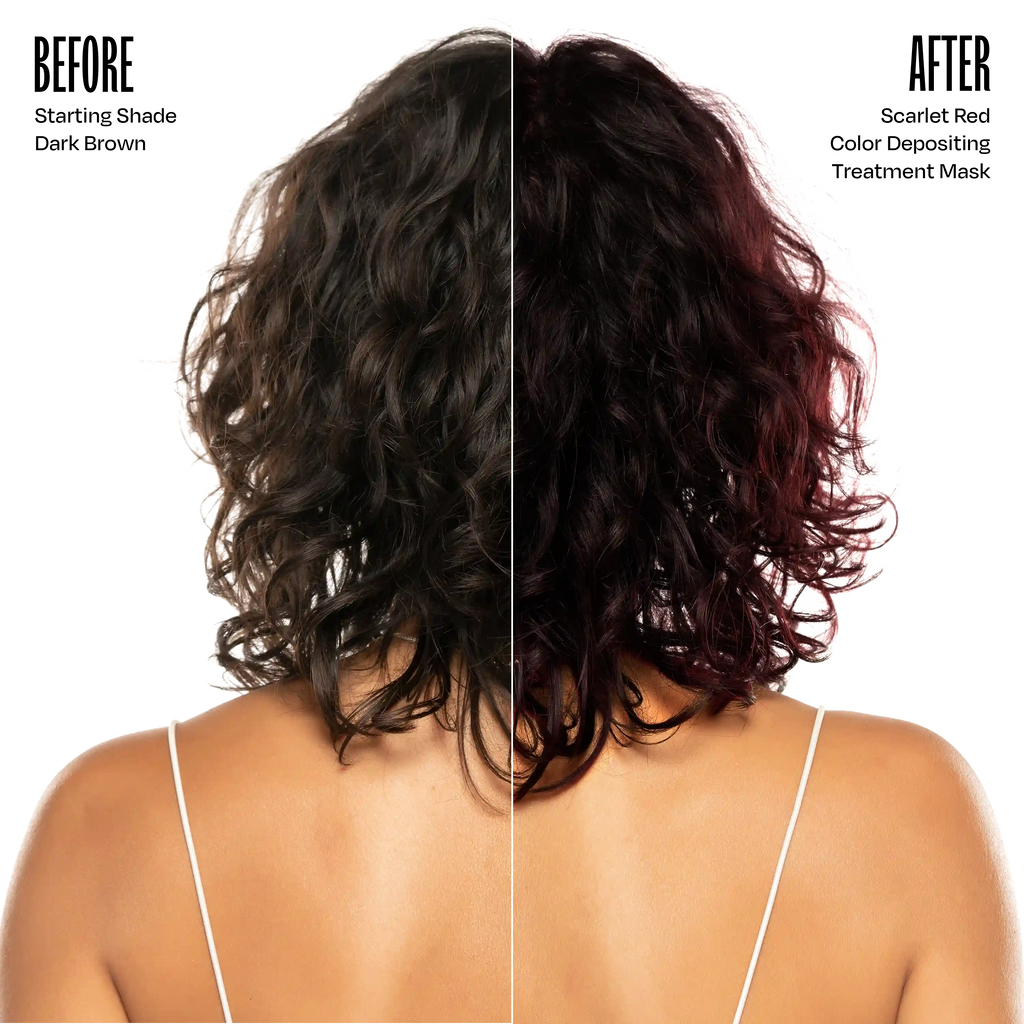Scarlet Red Color Depositing Treatment Mask