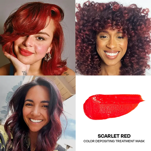 Scarlet Red Color Depositing Treatment Mask