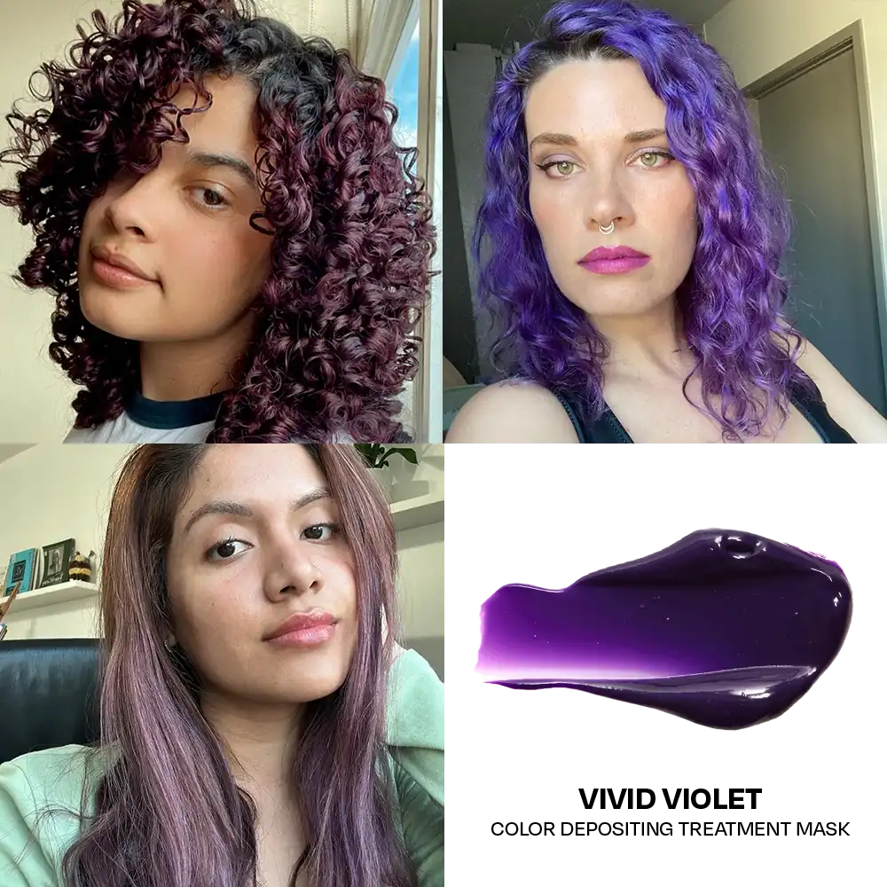 Vivid Violet Color Depositing Treatment Mask