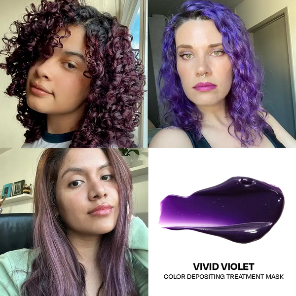Vivid Violet Color Depositing Treatment Mask