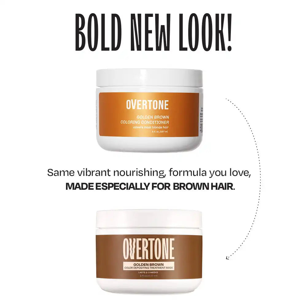 Golden Brown Color Depositing Treatment Mask