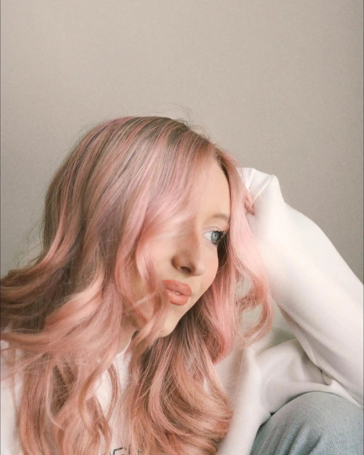 Cotton Candy Pink Color Depositing Treatment Mask