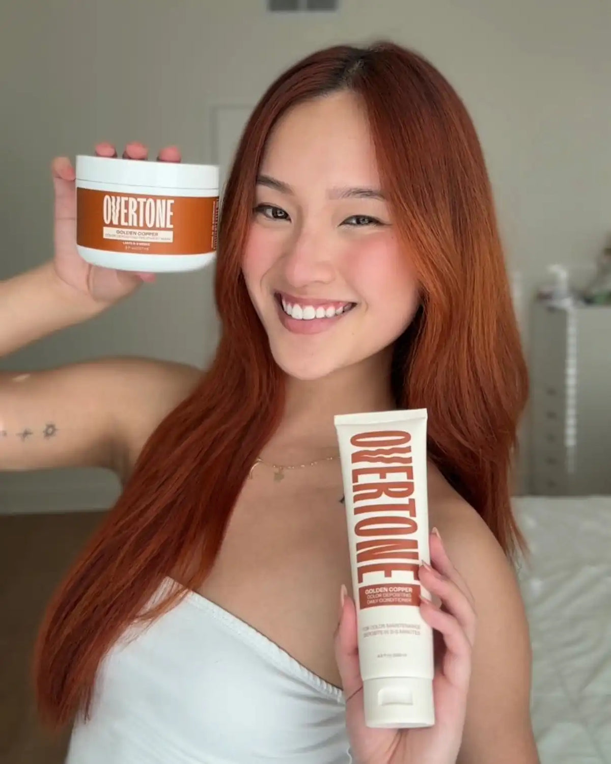 Golden Copper Color Depositing Treatment Mask
